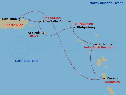 Cruise Route Map