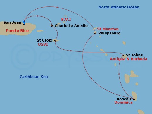 Cruise Route Map