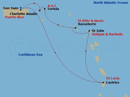 Cruise Route Map