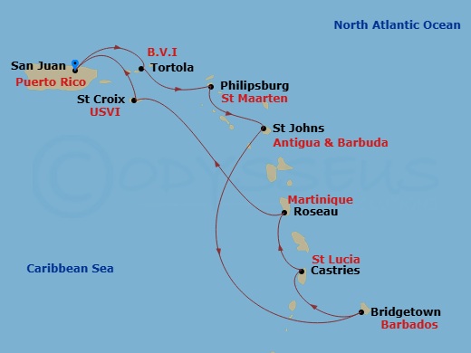Cruise Route Map