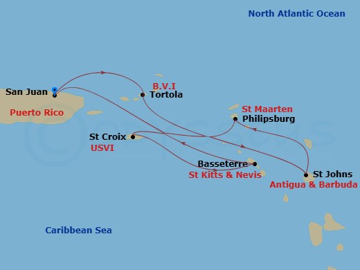 Cruise Route Map