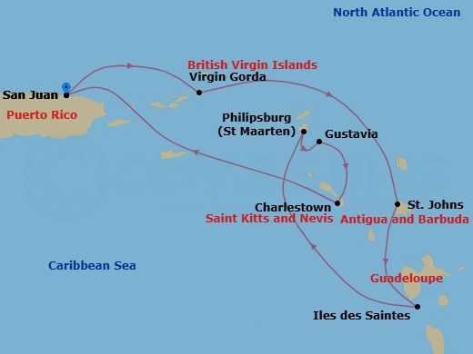 San Juan To San Juan Route Map