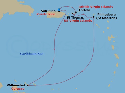 Cruise Route Map