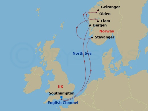 Cruise Route Map
