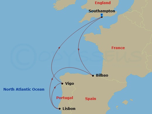 Cruise Route Map