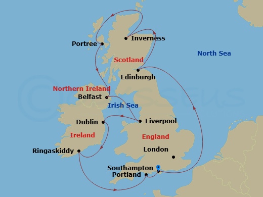 Cruise Route Map