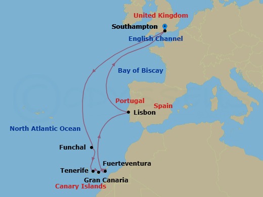 Cruise Route Map
