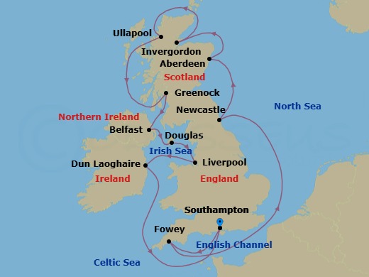 Cloak Of The Isles Route Map