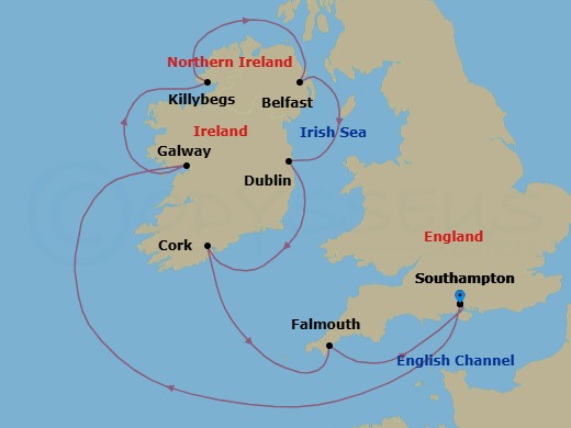 Cruise Route Map
