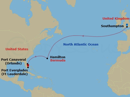 Cruise Route Map
