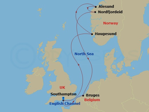 Cruise Route Map