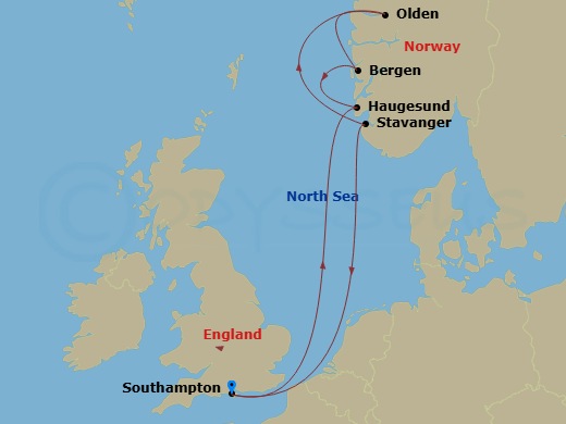 Cruise Route Map