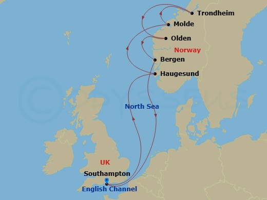 Cruise Route Map