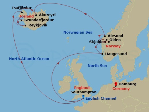 Cruise Route Map