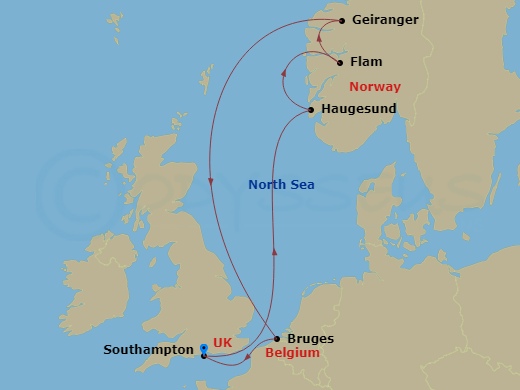 Cruise Route Map