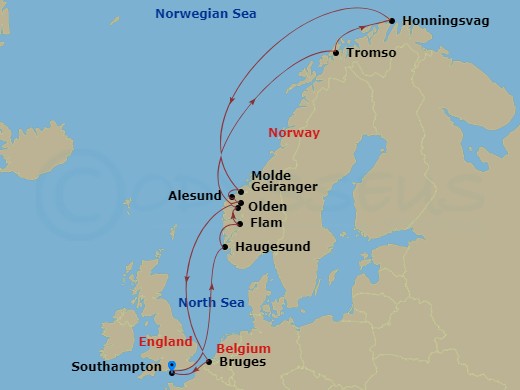 Cruise Route Map