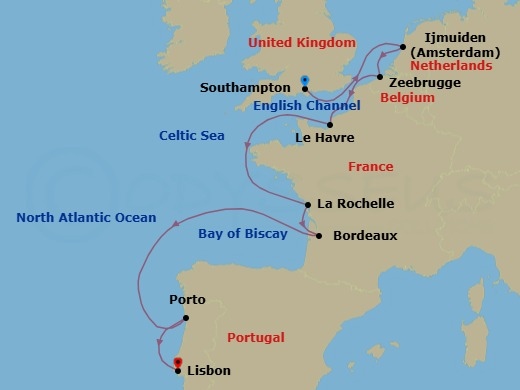 Vineyards Meet The Sea Route Map
