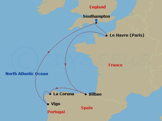 Cruise Route Map