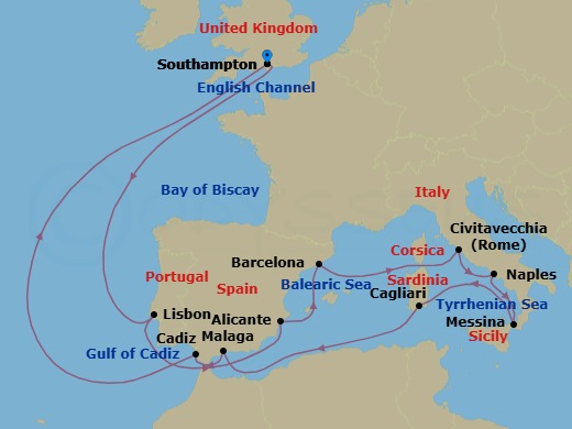 Cruise Route Map