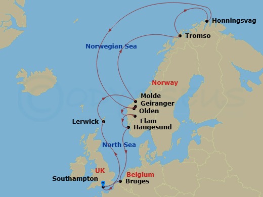 Cruise Route Map