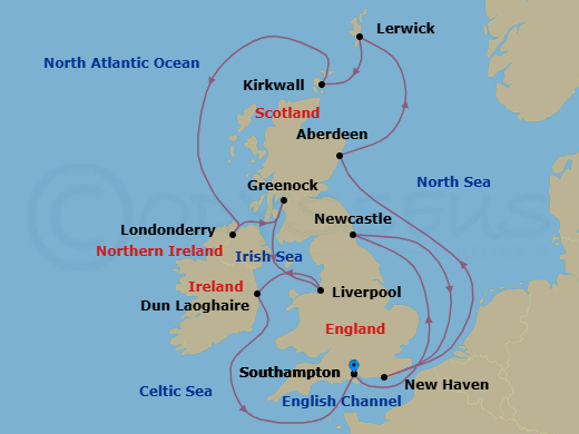 Highland Reverie Route Map
