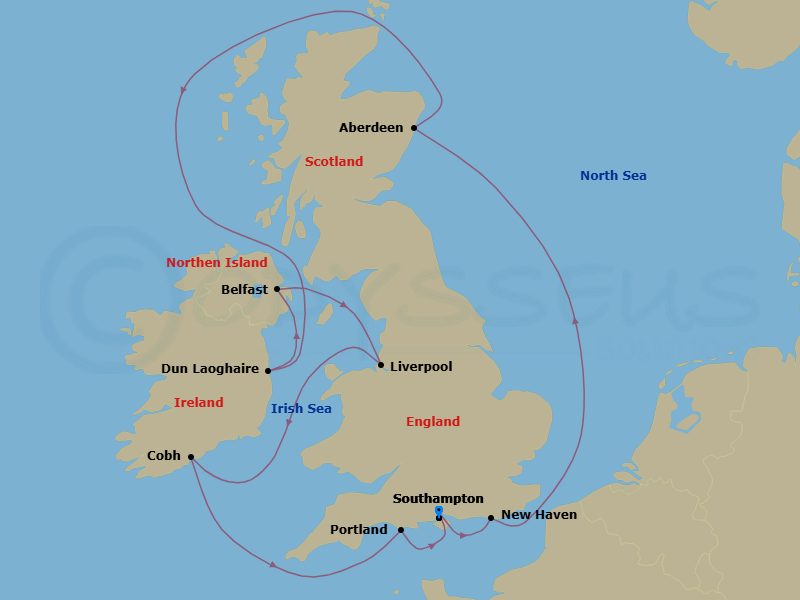 Cruise Route Map