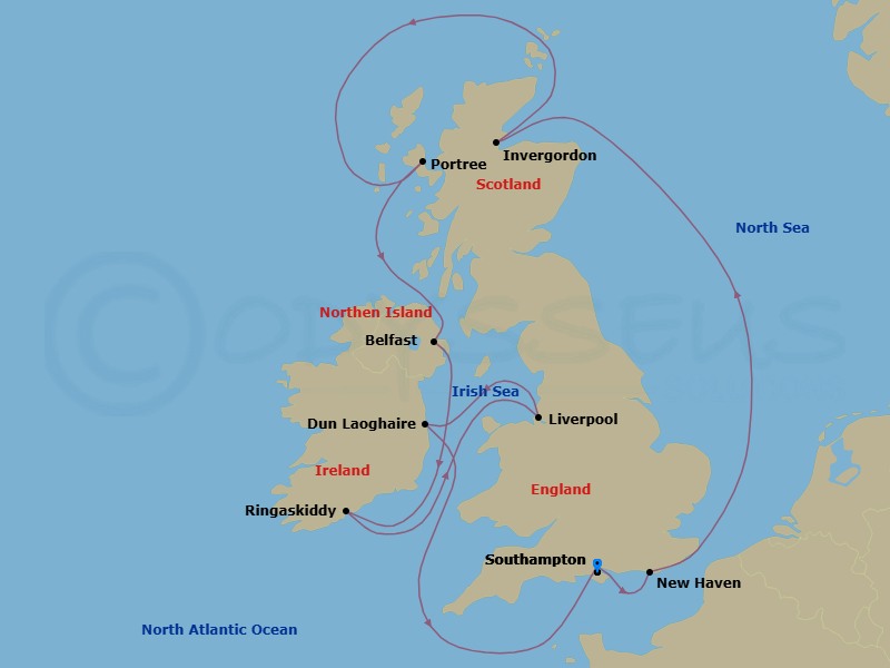Cruise Route Map
