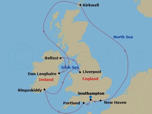 Cruise Route Map