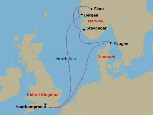 7 Night Best Of Norway Route Map