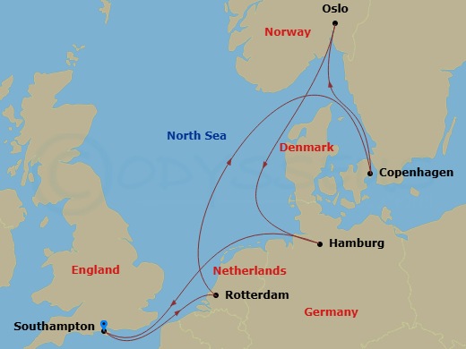 Cruise Route Map