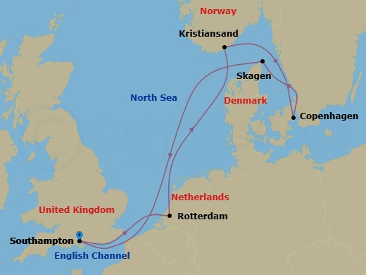 Cruise Route Map
