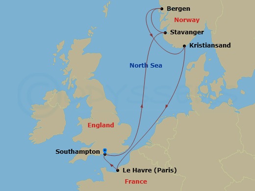 Cruise Route Map
