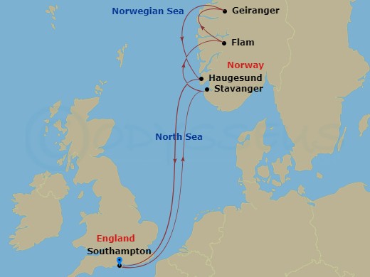 Cruise Route Map