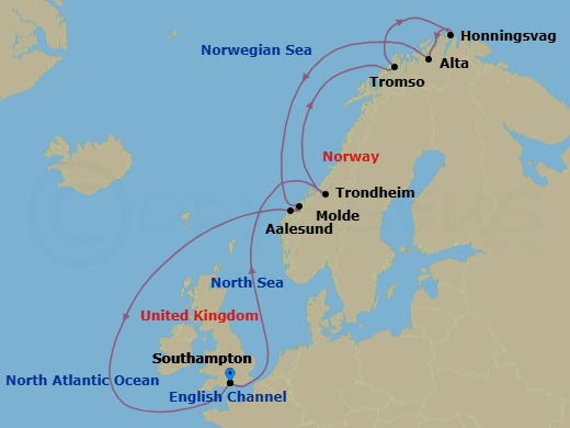 Cruise Route Map