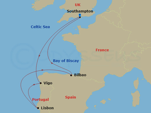 Cruise Route Map