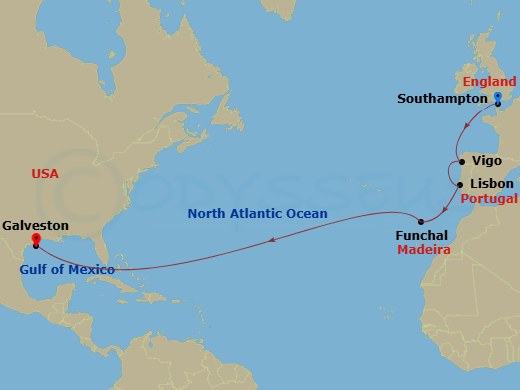 Cruise Route Map