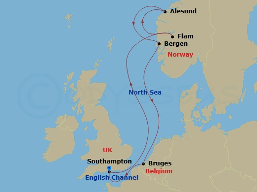 Cruise Route Map
