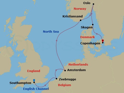 Cruise Route Map