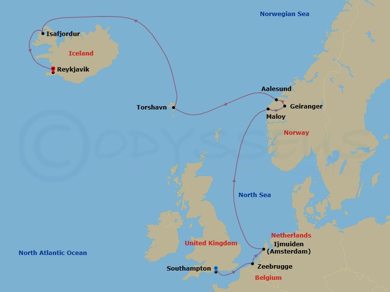 Cruise Route Map