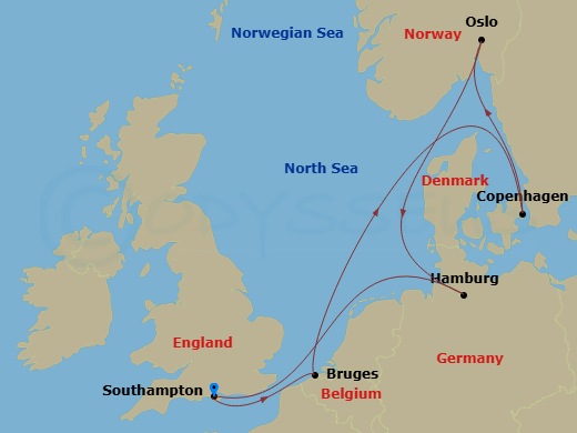 Cruise Route Map