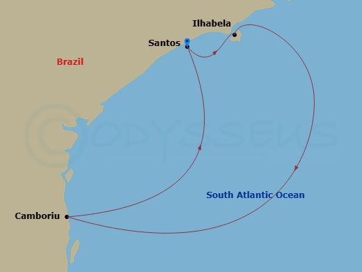 Cruise Route Map