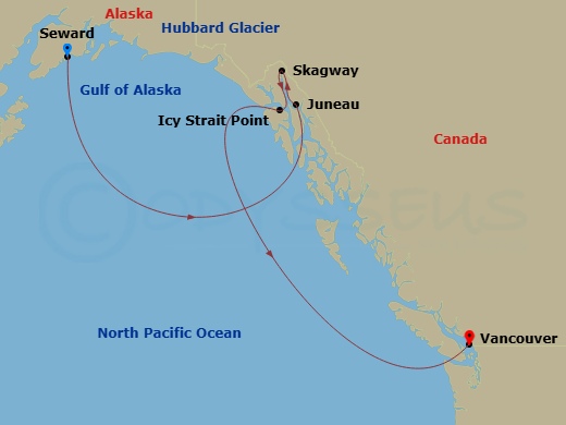 Cruise Route Map