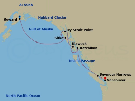 Alaska Route Map