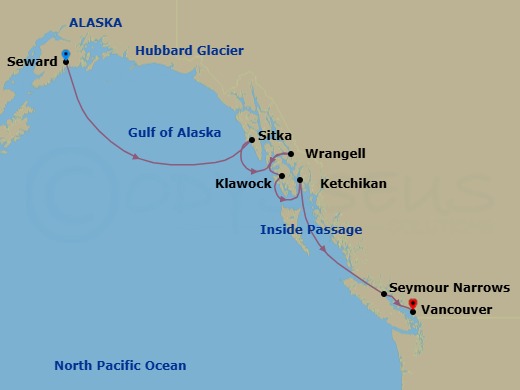 Alaska Route Map