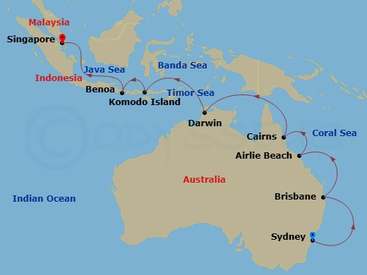 Cruise Route Map