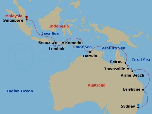 Sails Into The Future Route Map