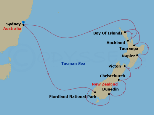 Cruise Route Map