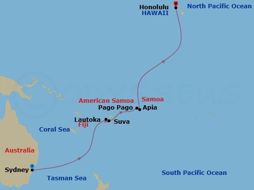 Cruise Route Map