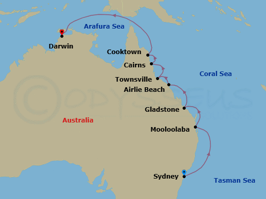 Cruise Route Map