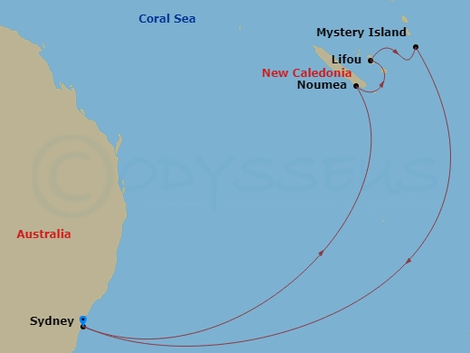 Cruise Route Map